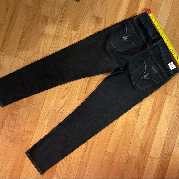 New Hudson Collin Tarpit Jeans Dark Wash Mid Rise Skinny Ankle Jeans Denim - Picture 9 of 16